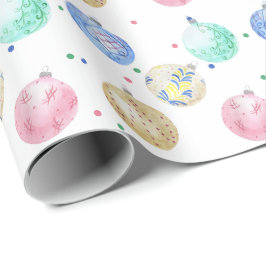 Papel de ajuste para Navidades de ornamentos de va