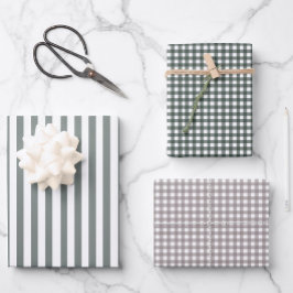 Papel de ajuste para Navidades de paquete verde ne