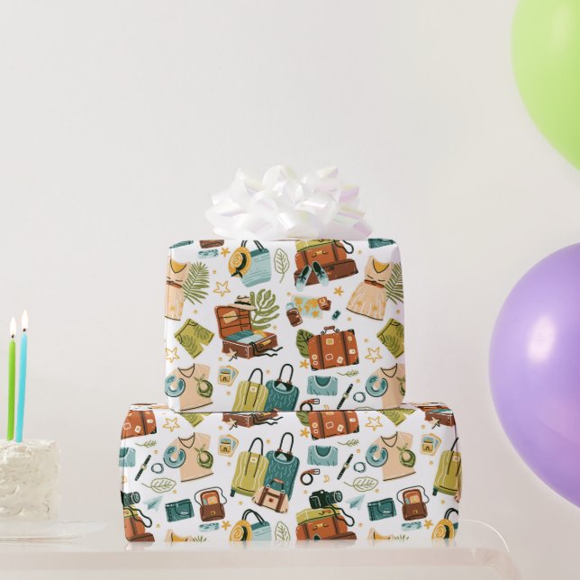 Papel de ajuste para viajes de vacaciones (Regalos de fiesta)