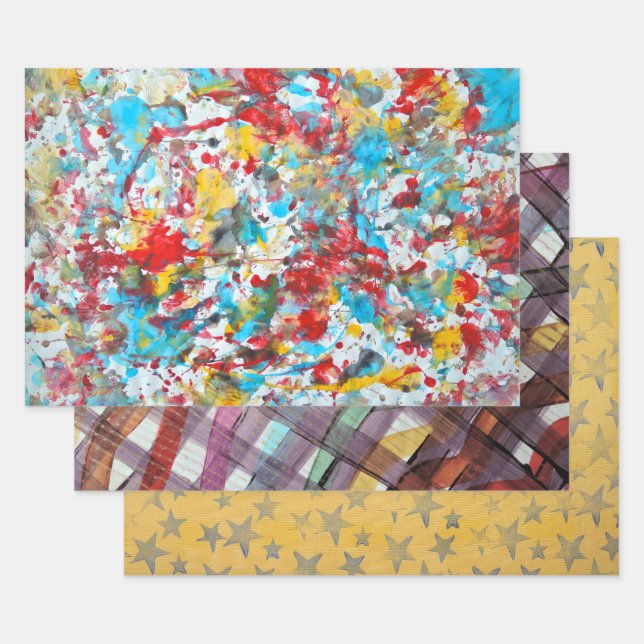 Papel de ajuste - Pegar diseños de papel (Set)