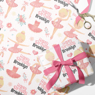 Papel de ajuste personalizado de Blonde Ballerina