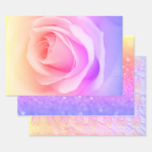 Papel de ajuste Rosa y Purpurina