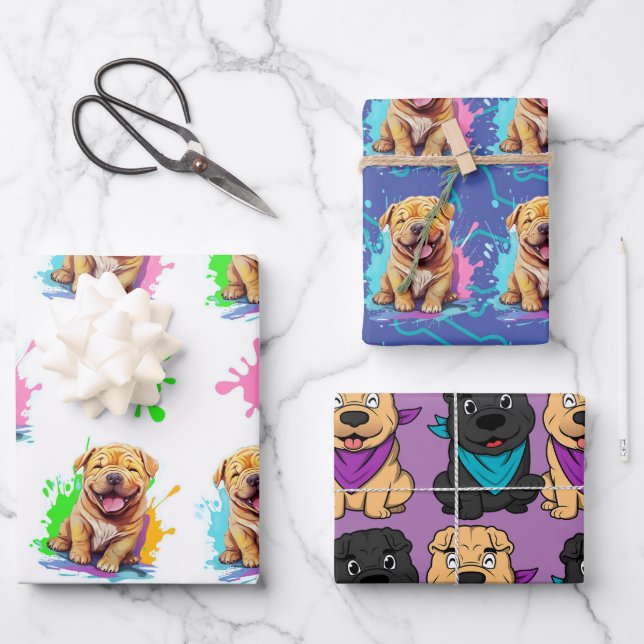 Papel de ajuste Shar Pei (Anverso)