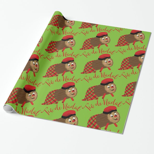 Papel de ajuste Tio De Nadal (Desenrollado)