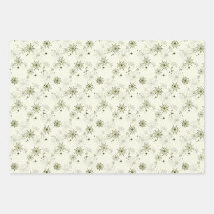 Papel de ajuste verde retro
