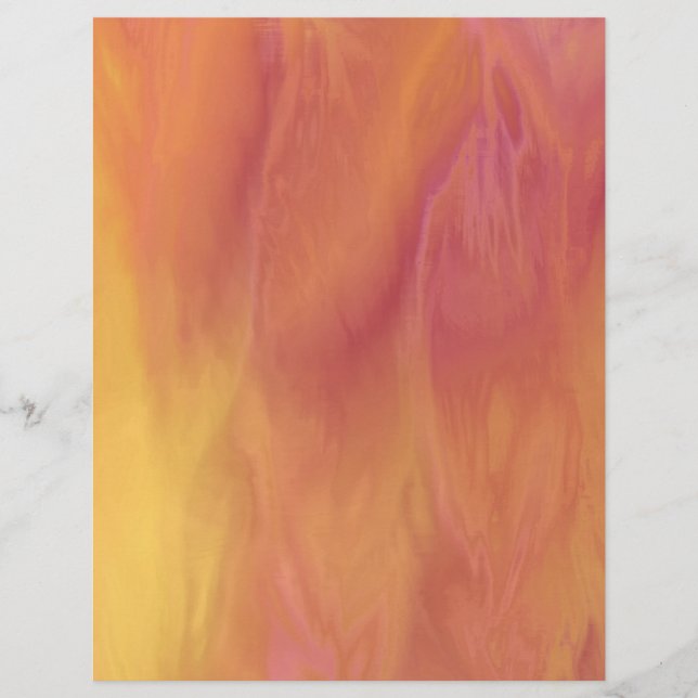 Papel de álbum de recortes de puesta de sol en mas (Frente)
