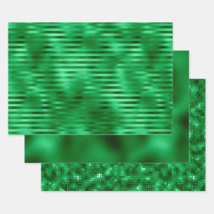 Papel de aluminio verde