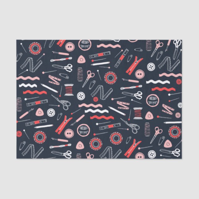 Papel de árbol de accesorios de costura (Anverso)