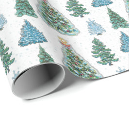 Papel de árbol de Navidad