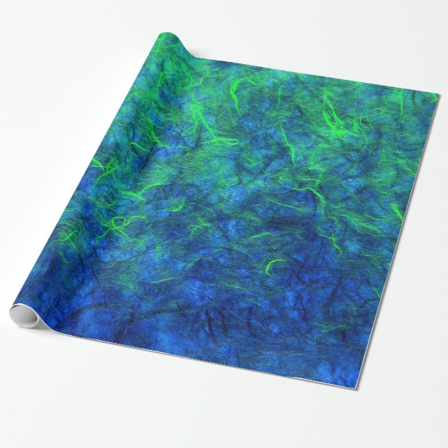 Papel de arroz japonés psicodélico de neón del (Desenrollado)