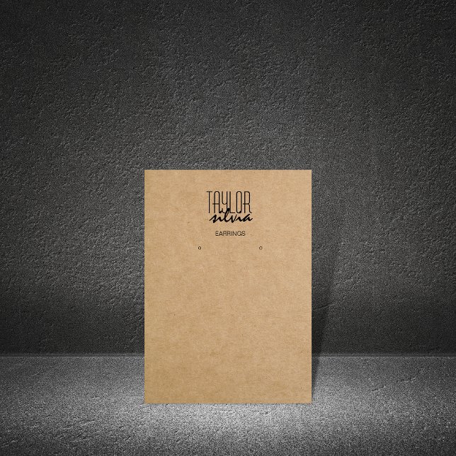 papel de artesanía simple mínimo Tarjeta de visual (Subido por el creador)