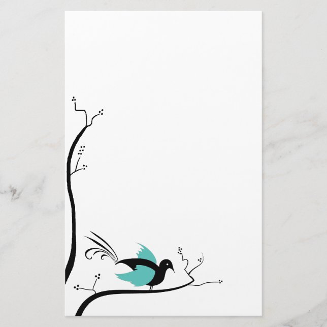 Papel de Blue Love Bird (Anverso)