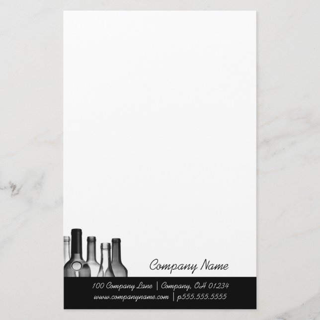 Papel de botellas de vino (Anverso)