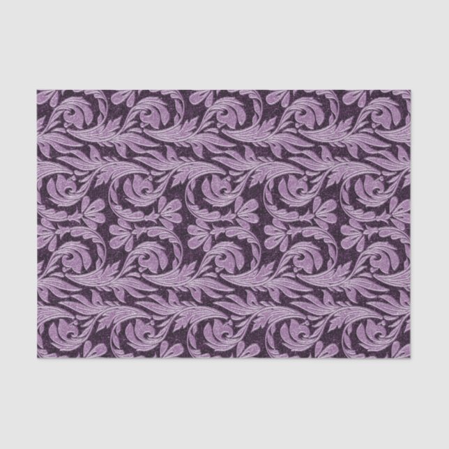 PAPEL DE BRAZO DE PURPLE-TISSUE DE DOS OLAS metáli (Anverso)