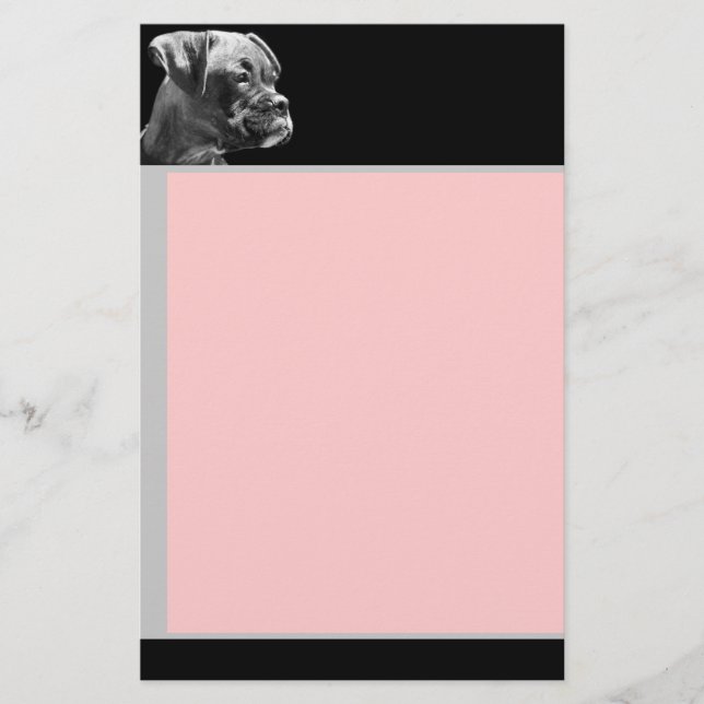 Papel de cachorro de boxer (Anverso)