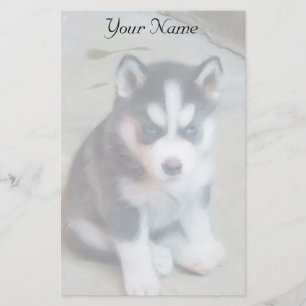 Papel de cachorro Husky siberiano