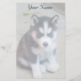 Papel de cachorro Husky siberiano