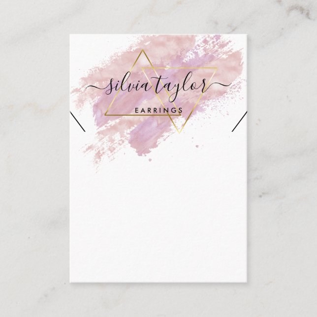 Papel de caligrafía de artesanía Tarjeta de visual (Anverso)