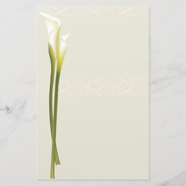 Papel de Calla Lily (Anverso)