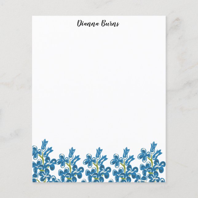 Papel De Carta Botánico Chic (Frente)