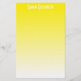 Papel de carta con degradado amarillo
