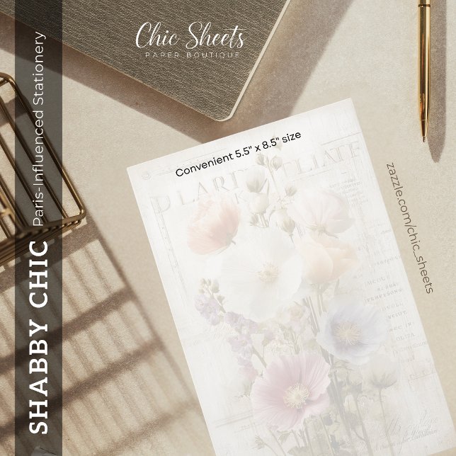 Papel de carta con estilo chic parisino desgastado (Subido por el creador)
