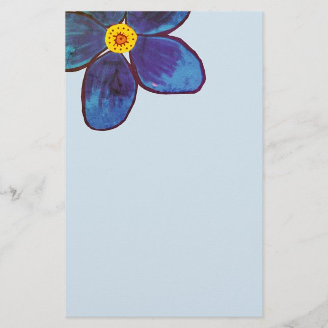 Papel de carta de la estación de flor de primavera (Anverso)