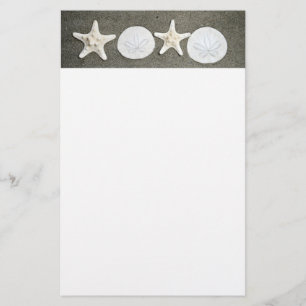 Papel de carta de X y O de la playa
