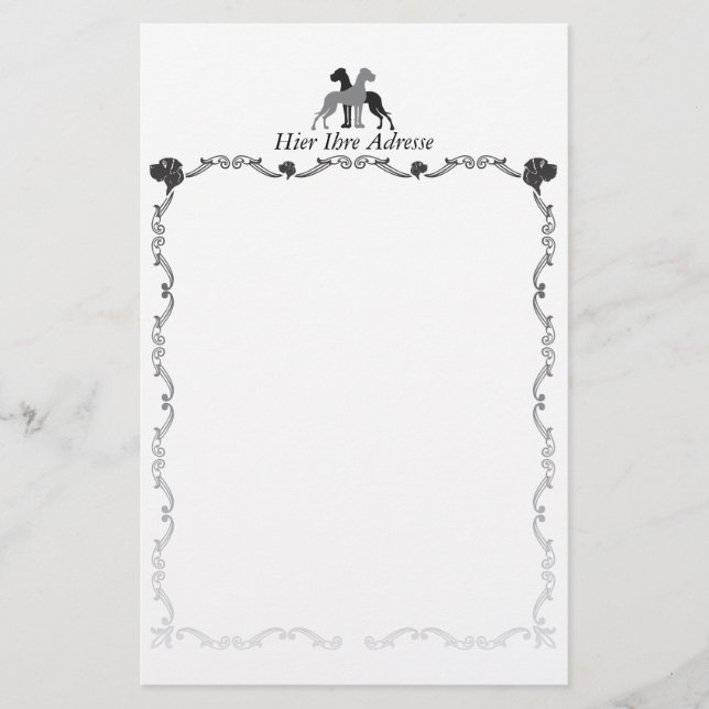 Papel de carta Doggen (Anverso)