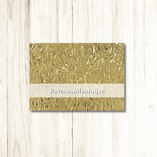 Papel de carta elegante con textura dorada y nombr