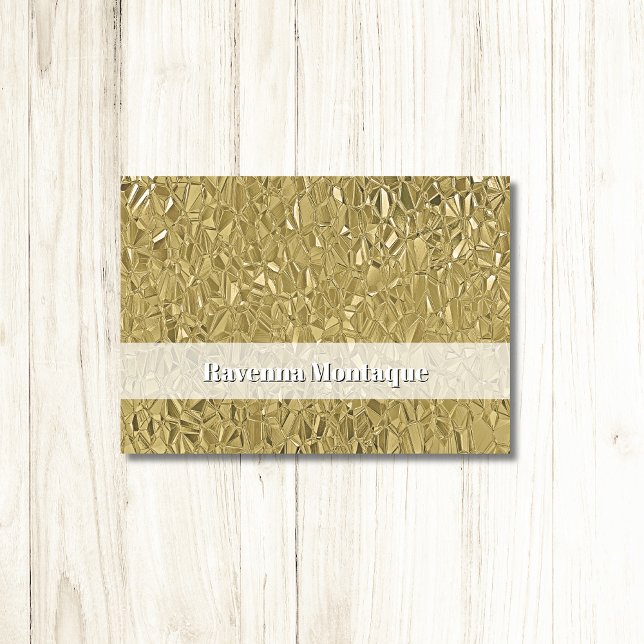 Papel de carta elegante con textura dorada y nombr (Subido por el creador)