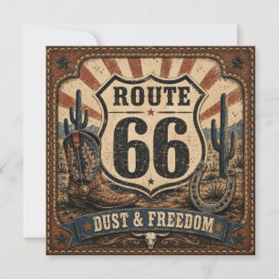 Papel de carta Estallido de sol polvo Ruta 66