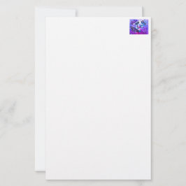 Papel de Carta Mariposas Día de la Madre