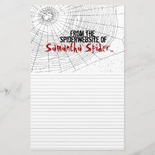 Papel de carta Papelería del divertido sitio web d