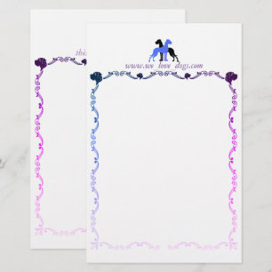 Papel de carta para cartas románticas de Gran Dané