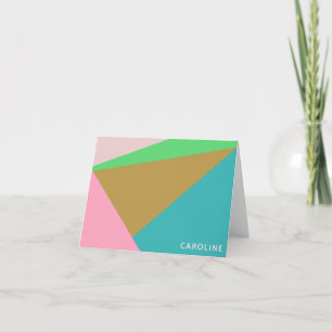 Papel de carta personalizado con nombre colorido g