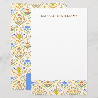 Papel de carta personalizado del jardín alegre bot