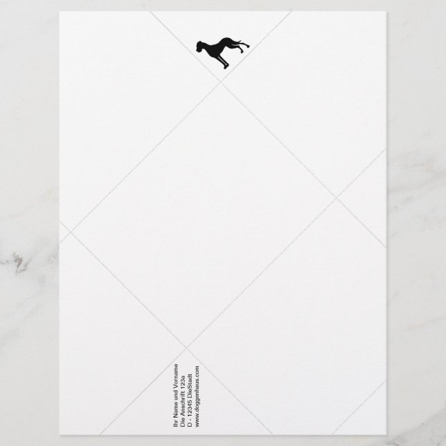 Papel de carta plegable (Frente)