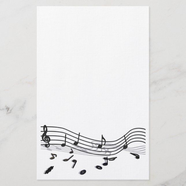 Papel de cartas para amigos de música (Anverso)