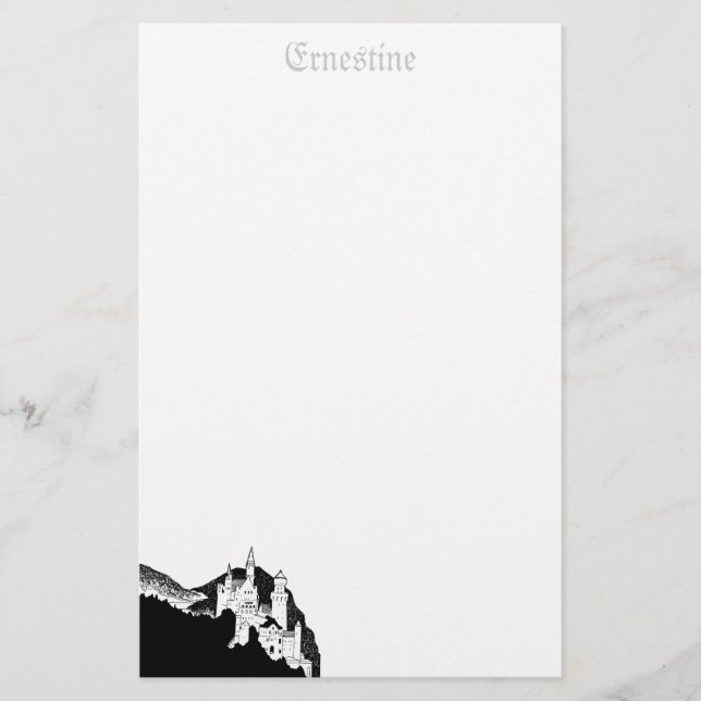 Papel de castillo - personalizado (Anverso)