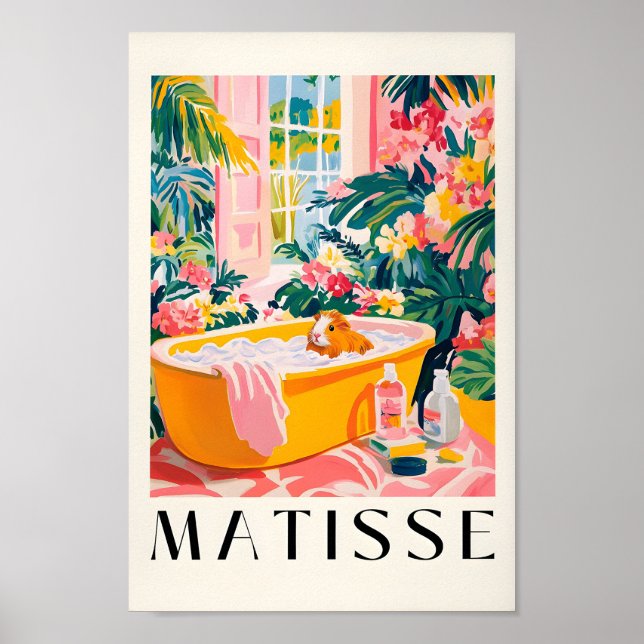 Papel de cerdo guineano, divertida impresión en ba (Frente)