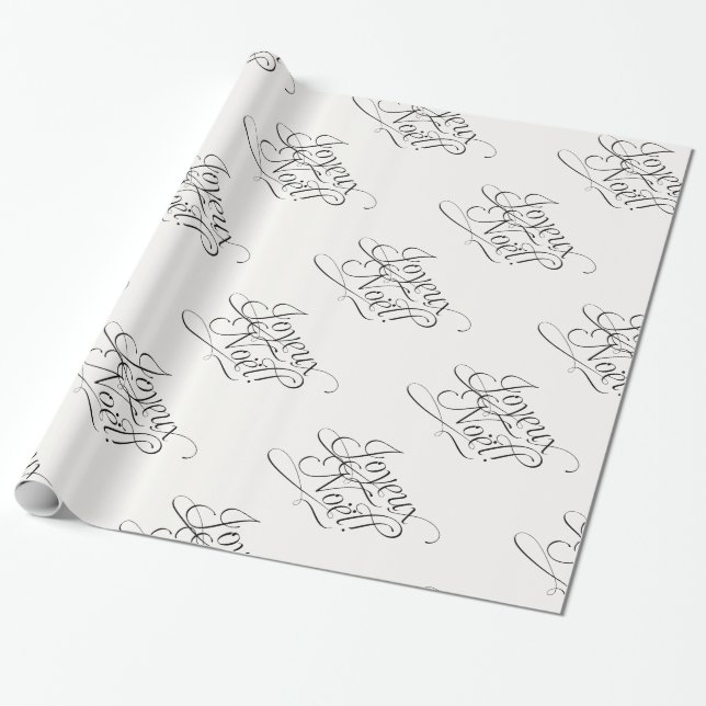 Papel de Christmas_Joyeux Noel_Wrapping (Desenrollado)