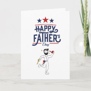 Papel de Cinta Adhesiva Papá - Tarjeta del Día del