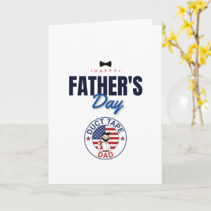 Papel de Cinta Adhesiva Papá - Tarjeta del Día del