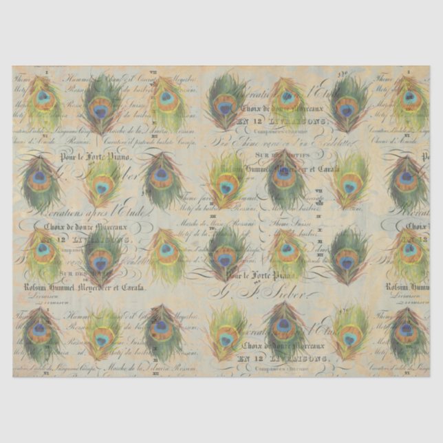 Papel de Complimentry Decoupage de las Ephemeras (Anverso)