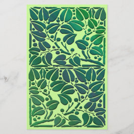 Papel de cuadernillo de hojas de desplazamiento vi