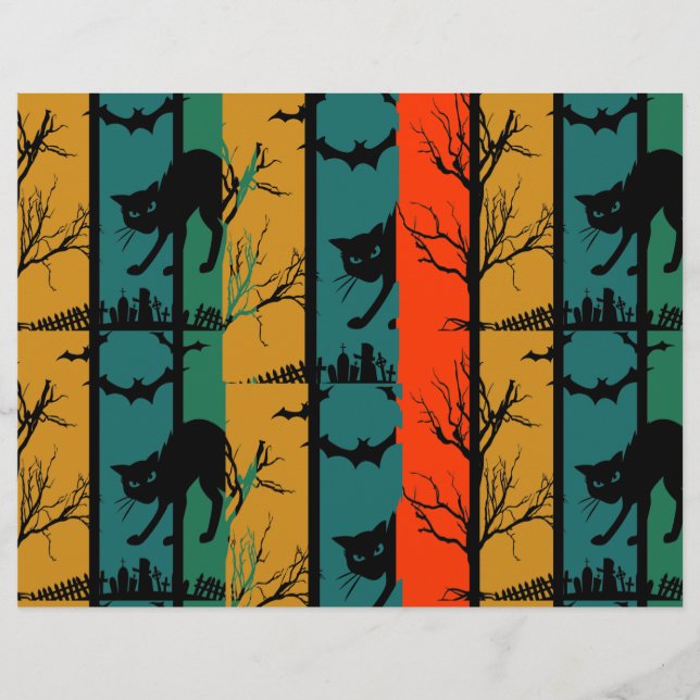 Papel de cuadernillo para Fiestas de gatos de Hall (Frente)