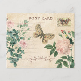 Papel de cuadernillo para tarjetas postales rosada
