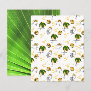 Papel de cuaderno de hojas de cálculo de palma ver