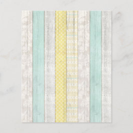Papel de cuaderno de Menta Rusa y Boho Amarillo Ge